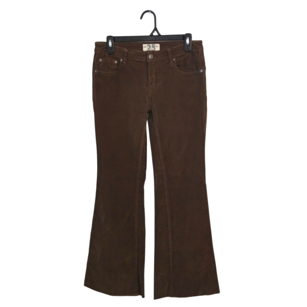 Free People We The Free Vintage Corduroy Flare Jeans Women's Size 25 Brown